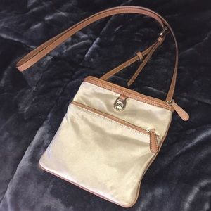 Authentic Michael Kors canvas crossbody